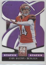 2014 Panini Elite Status Die-Cut 2/14 Andy Dalton #19 0i5j
