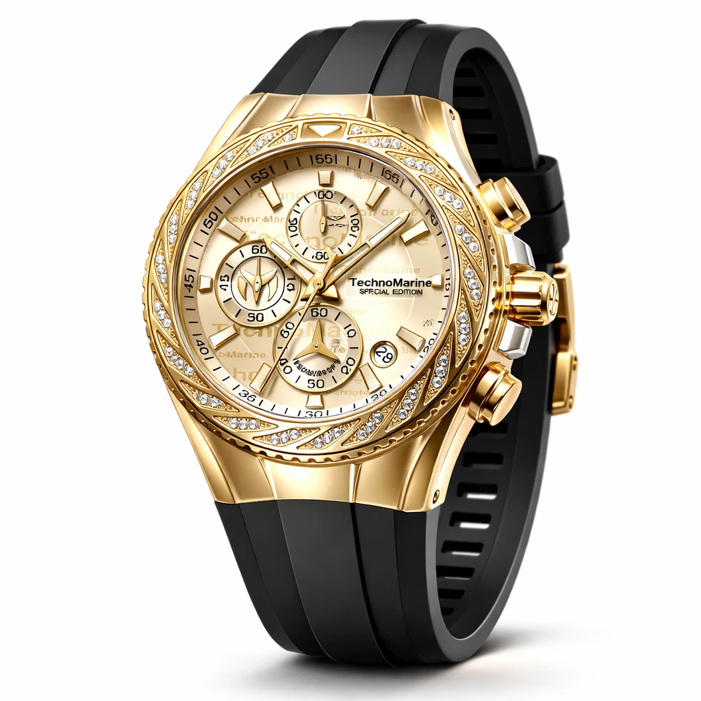 TechnoMarine Men 200 m (20 ATM) Water Resistance Wristwatches for