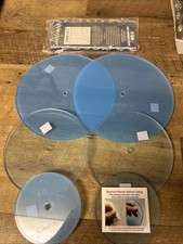 7pc Set  6 Acrylic Cake Discs Set Clear Cake Decorating Disc  Comb