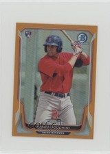 2014 Bowman Chrome Minis Orange Refractor 1/10 Garin Cecchini #327 0f6