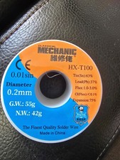 Mechanic HX-T100 Solder Wire 63/37 Tin Lead Flux Core Various Diameters