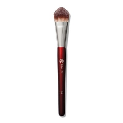 BK BEAUTY 114 DUAL-SIDED CONCEALER BRUSH   Precision Concealer & Powder Brush