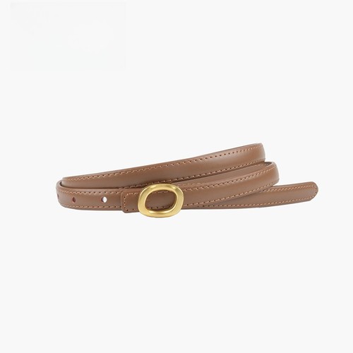 Ladies Genuine Leather Jeans Summer Design Waist Belt Alloy Buckle Adjustable - Picture 30 of 41