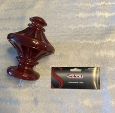 Select Imperial 2 1/4” Finial  - Mohagany