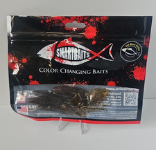 Smartbaits Worm Soft Plastic Color Changing Brown Black Freshwater Lure