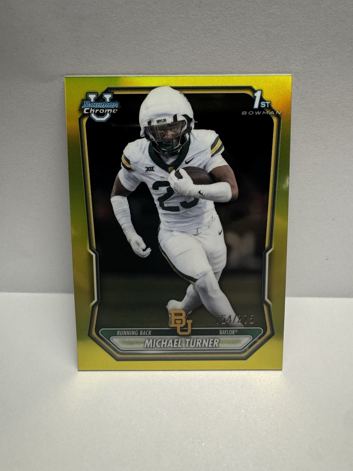 Michael Turner 2026 Bowman Chrome 1st Bowman #BCP-16 /275 Yellow Refractor