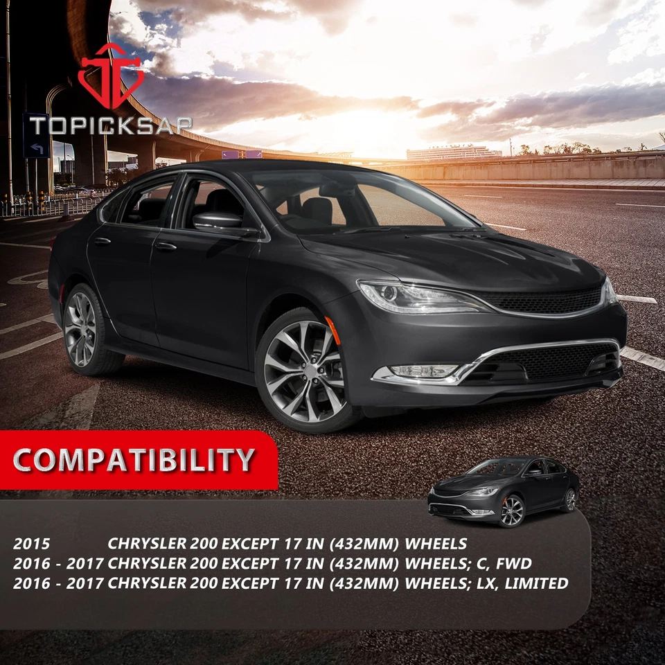 Brazos de control inferiores delanteros con rótulas barras estabilizadoras extremos de varilla de amarre para Chrysler 200 Foto 2 de 4