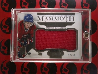 2013-14 Brendan Gallagher Panini /50 Mammoth Jersey Patch M-BG Rookie  Montreal 