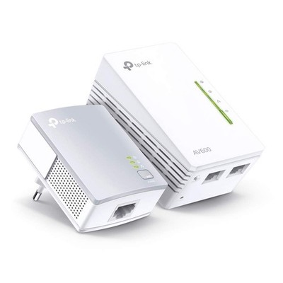 TP-Link TL-WPA4220KIT 2-Port Powerline Adapter WiFi Starter Kit, Range Extender,