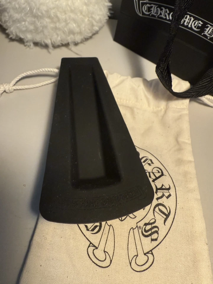 Cromado Corações Presente de Natal Edição Limitada Novidade Rolha de Porta de Borracha Nova - Imagem 4 de 4