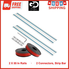 194368-5 110" Track saw Guide Rail For Makita, Includes 2x55" for Makita Guide