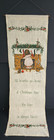 VINTAGE HOLLY HOBBY ALL HEARTS GO HOME AT CHRISTMAS LINEN WALL HANGING 27" — photo 1
