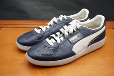 Puma Palermo Classic Sneakers Mens 13 US Blue Leather Parisian Night Perforated