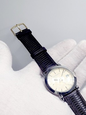Burberry BU1777 Heritage Swiss Made Leather Mens Watch for sale 