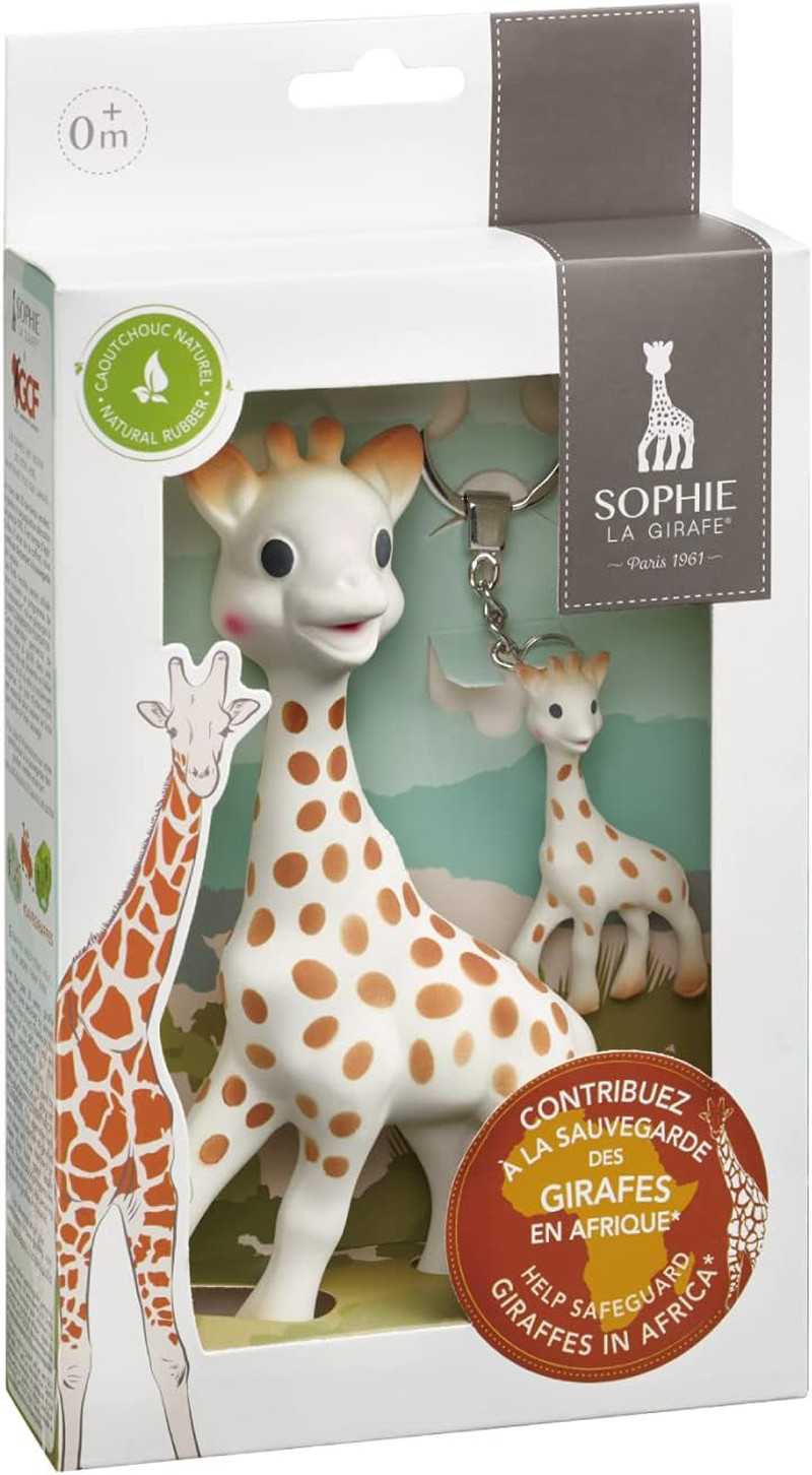 Peluche GCF Giraffe Conservation Foundation compagnon des nuits de bébé