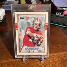 1989 Topps Joe Montana #12 San Francisco 49ers HOF Mint