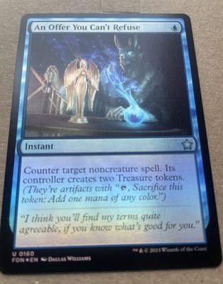 An Offer You Can't Refuse   Foundations Foil Uncommon NM MTG