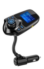 Nulaxy Wireless In-Car Bluetooth FM Transmitter Radio Adapter Car Kit W 1.44