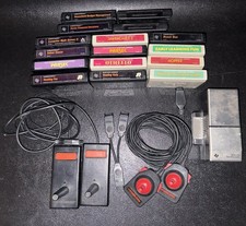 Texas Instruments Ti-99 Game Lot Of 16  Controllers Power Stick Extras UNTESTED