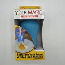 Blue Kitchen Yolk Magic Egg Separator Sucker White As Seen on TV BPA Free