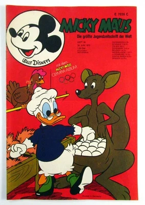 Micky Maus 1972 Heft 26 vom 24 Juni 1972 Walt Disney Original Ehapa Verlag - Bild 1 von 4
