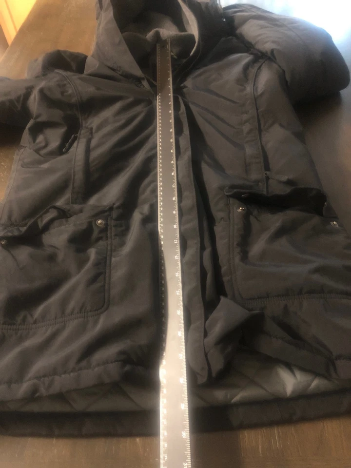 Land's End размер S шквал пальто зимние черный водонепроницаемый ветрозащитный - Изображение 3 из 4