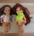 Vintage 1976 Mattel Happy Heart Family Barbie Toddler Dolls Lot Of 2 Rare
