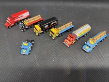 Vintage Galoob Micro Machines lot of 7 Semi Trucks
