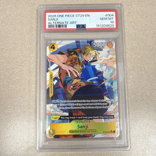 Sanji (Full Art) graded PSA 10 for sale on eBay