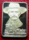 Sam Bass Bar-Treasury American Folklore Set 1 oz. 999 Silver-Hamilton Mint