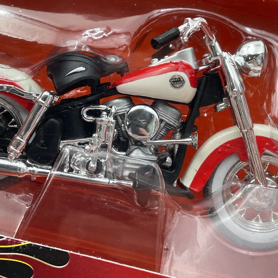 Maisto Harley Davidson 1958 FLH Duo Glide Motorcycle Diecast 1:18 Series 21 New - Image 3 of 4