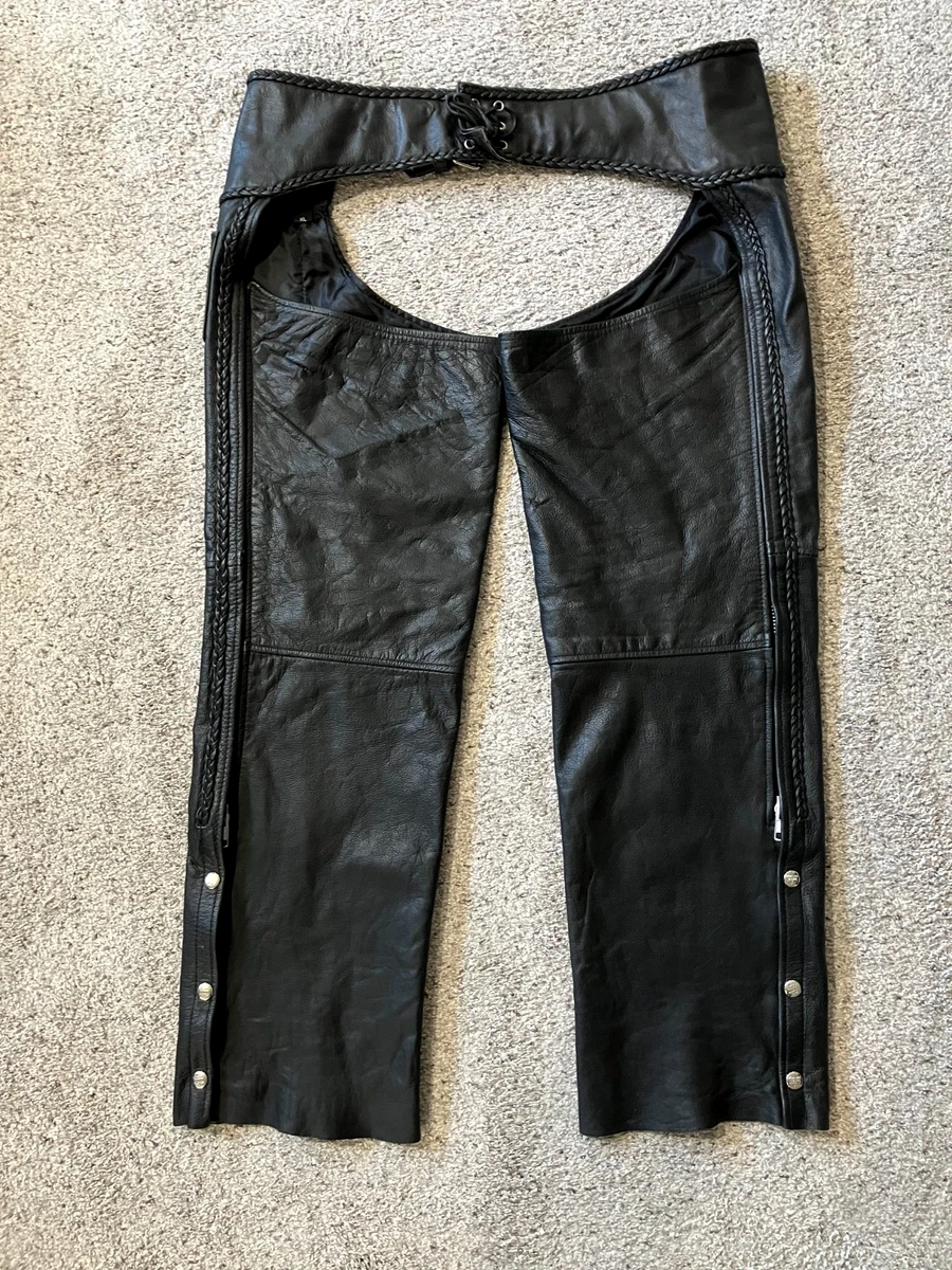 Interstate Leather Motorcycle Chaps for sale | eBay