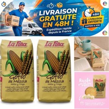 Gofio La Piña Mélange Maïs et Blé 500g Bio Naturel Riche en Fibres