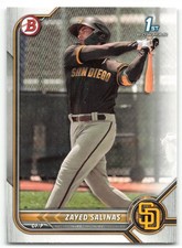 2022 Bowman Prospects Zayed Salinas RC 1st Bowman San Diego Padres #BP-122