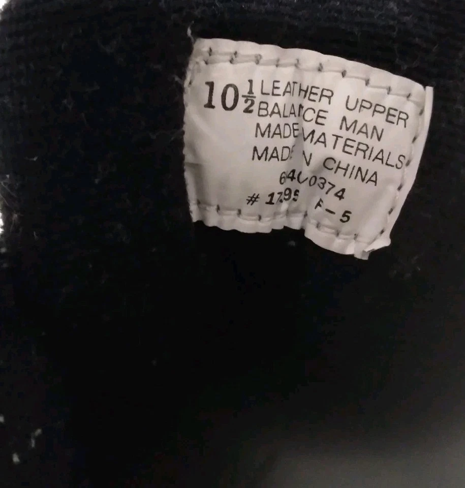 Zapatillas altas Spalding vintage zapatos para hombre talla 10,5 negro blanco azul años 90 Foto 3 de 4