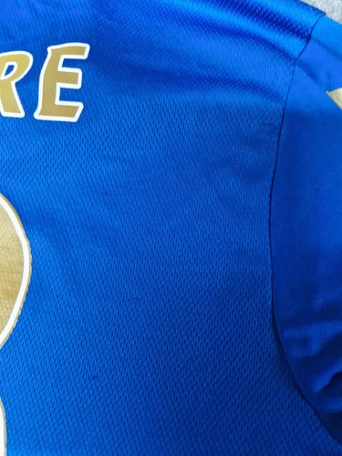 Leicester City Puma Home kit 14/15 UK Size L / Moore 18 On Back King Power Used - Picture 19 of 24
