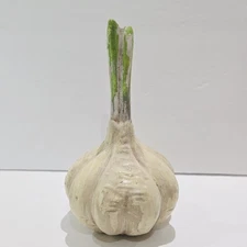 Vtg Ceramic Rare Large Garlic Kitchen Rustic Decor 6” Collectible 