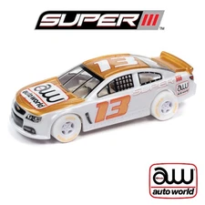 Auto World Super III 2015 Chevy SS Stock Car iWheels Gold 1/64 Scale HO - SC383