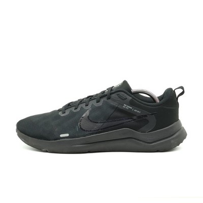 Nike Herren Downshifter 12 Sneaker Schwarz Textil Atmungsaktiv Laufschuh EU 45