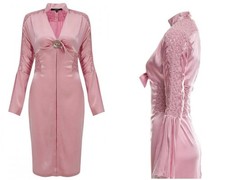 Vintage Tom Ford for Gucci Crystal  Embellished Pink Silk Dress
