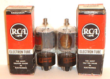 Pair NOS RCA 6GW6 / 6DQ6B Radiotron Audiio Amplifier Electron Vacuum Tubes