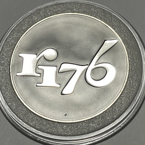 Rhode Island State Vintage Proof Collector Coin Sterling Silver Rare Round Medal - Picture 2 of 19