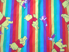 Vintage Winnie-the-Pooh  Piglet Curtains/Fabric 4 Panels - 42X54L- Handmade