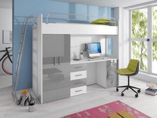 Jugendbett Kinderzimmer Stockbett Hochbett Etagenbett Roy 4 Mit Matratze 07