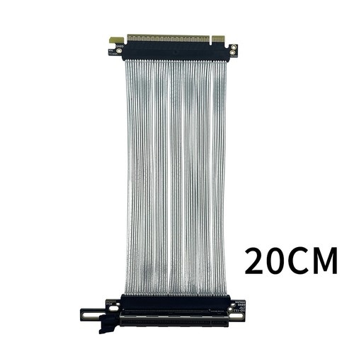 PCIE 5.0 X16 GPU graphics card Extension Cable PCI-E 5.0 Gen5 Riser Cable - Picture 11 of 12
