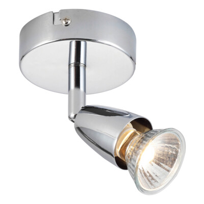 Saxby Amalfi Single GU10 Strahler Wand drehbar Deckenmontage dimmbar Licht