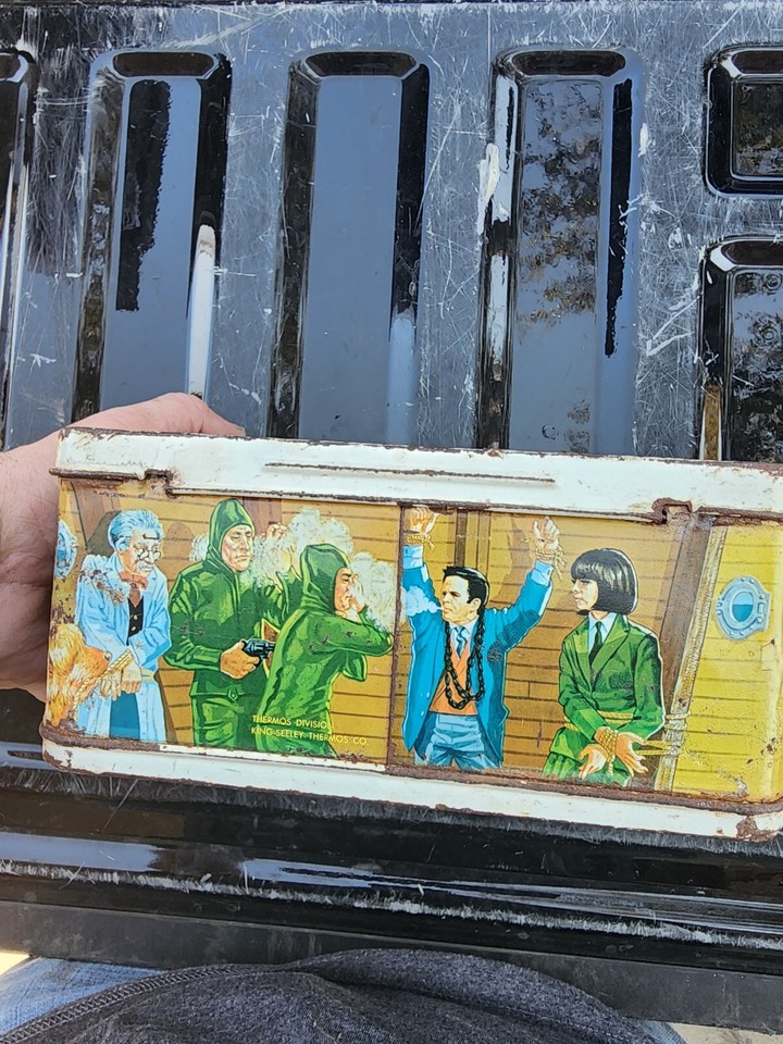 Vintage 1966 KingSeeley Get Smart Metal Lunch Box lunchbox Rare With