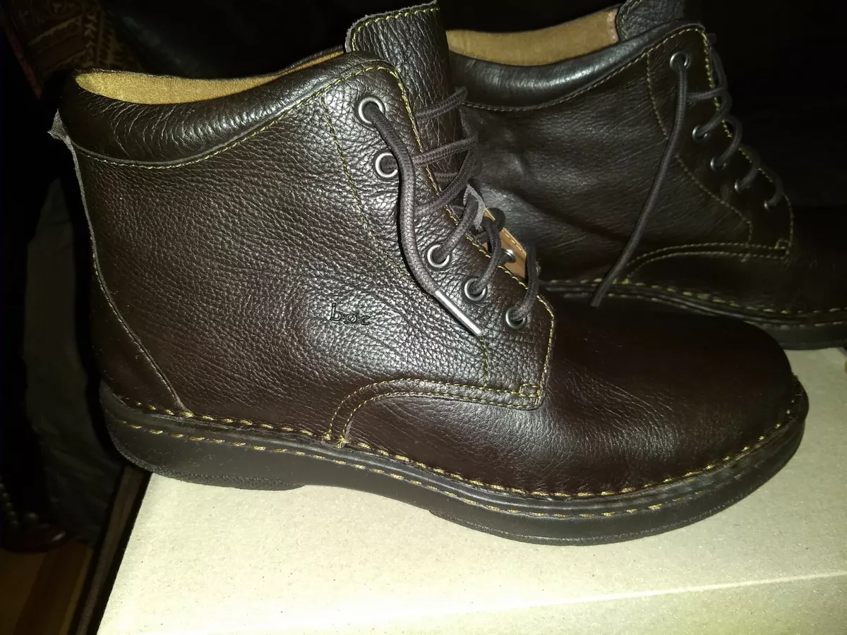 Boots B O C Men Leather Ankle Boots Size 11 M Brown Style. NEW
