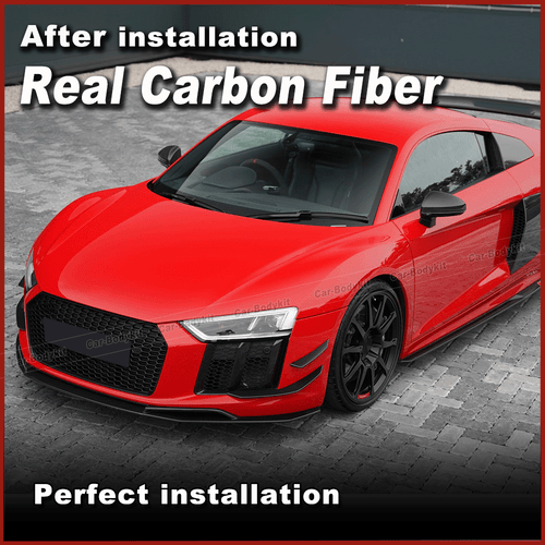Se adapta a Audi R8 V10 Gen 2 2015-18 alerón delantero labio delantero alerón labio - Imagen 3 de 12