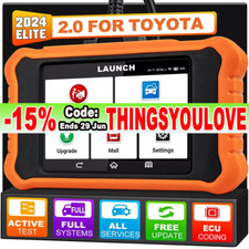 LAUNCH X431 ELITE 2.0 For TOYOTA Car OBD2 Sca...